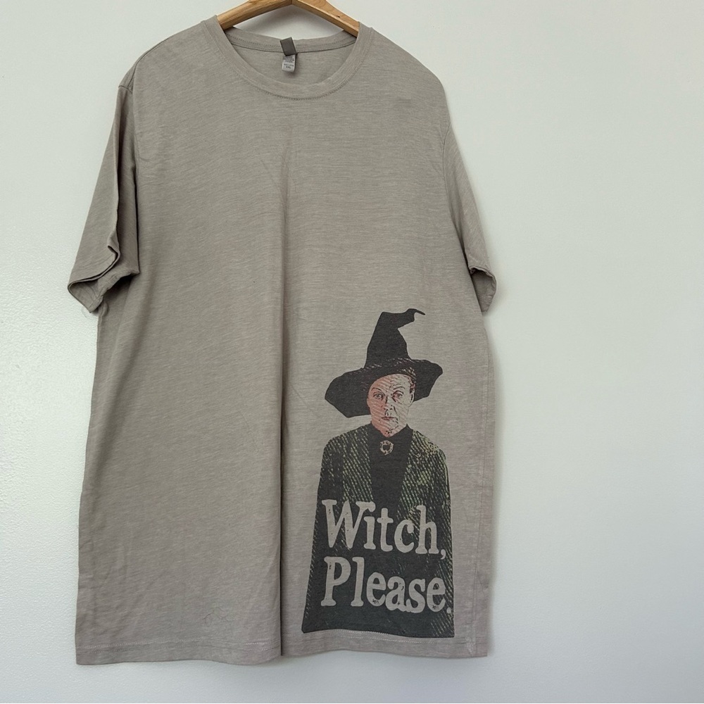 Witch Please short sleeved tee XXL gray